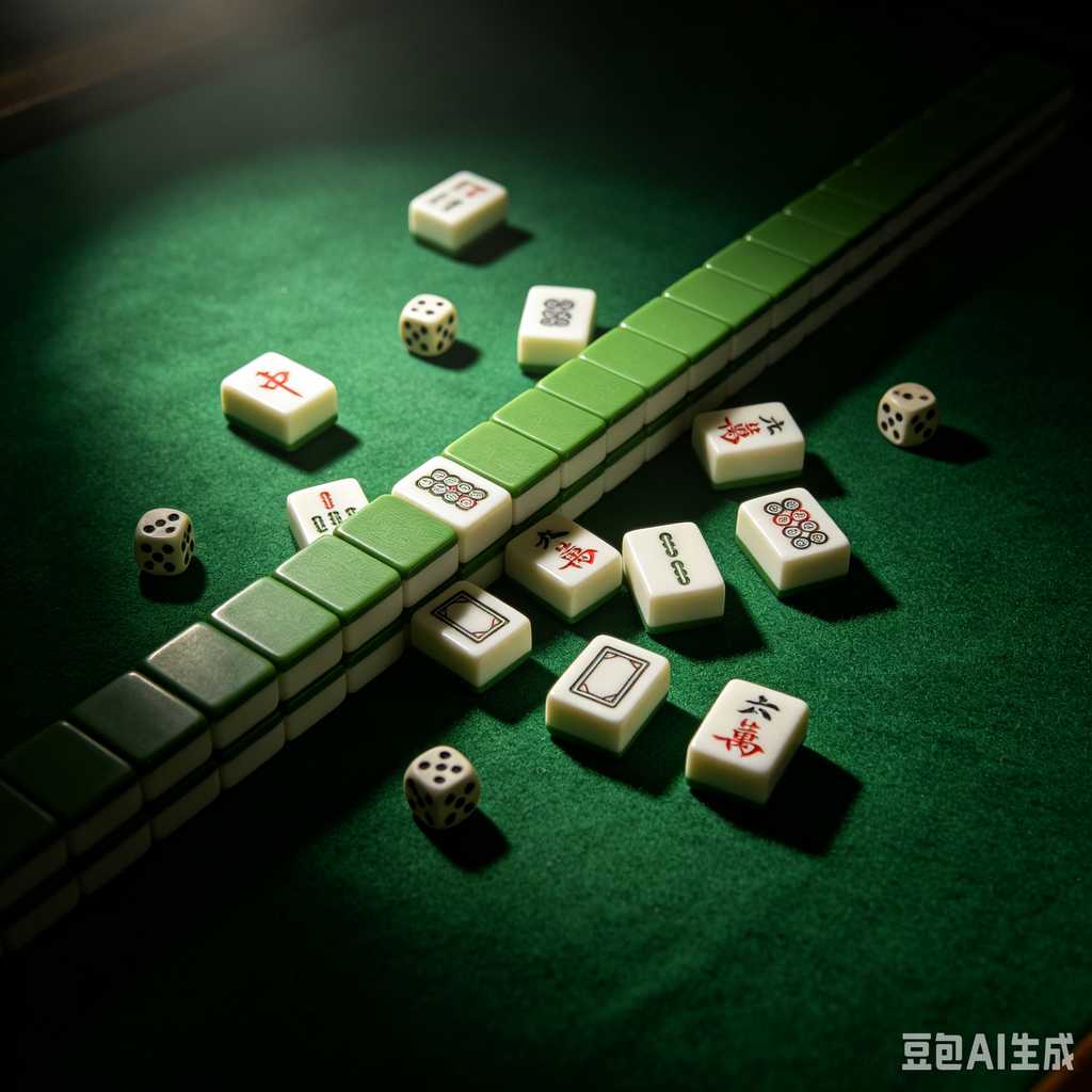 unique text mahjong tiles design